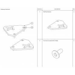 WALLMNT-B Wall Mount (Black) - Ścienny /stołowy zestaw montażowy do SmartAmp (czarny)OPTIMAL AUDIO